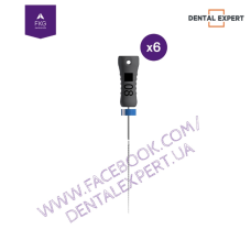 K-files #8, стальні, 6 шт. Ручні інструменти стальні