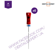 K-files #25, стальні, 6 шт. Ручні інструменти стальні