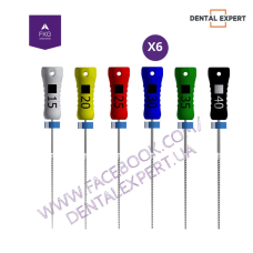 K-files #15-40 (асорті), нікель-титанові, 6 шт.